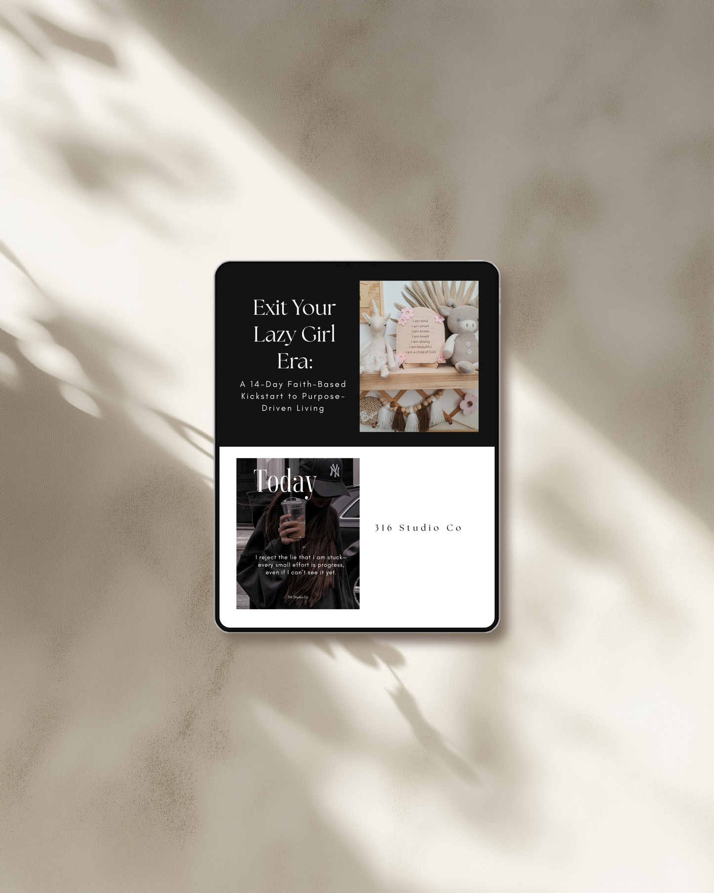 PLR Exit Your Lazy Girl Era Workbook