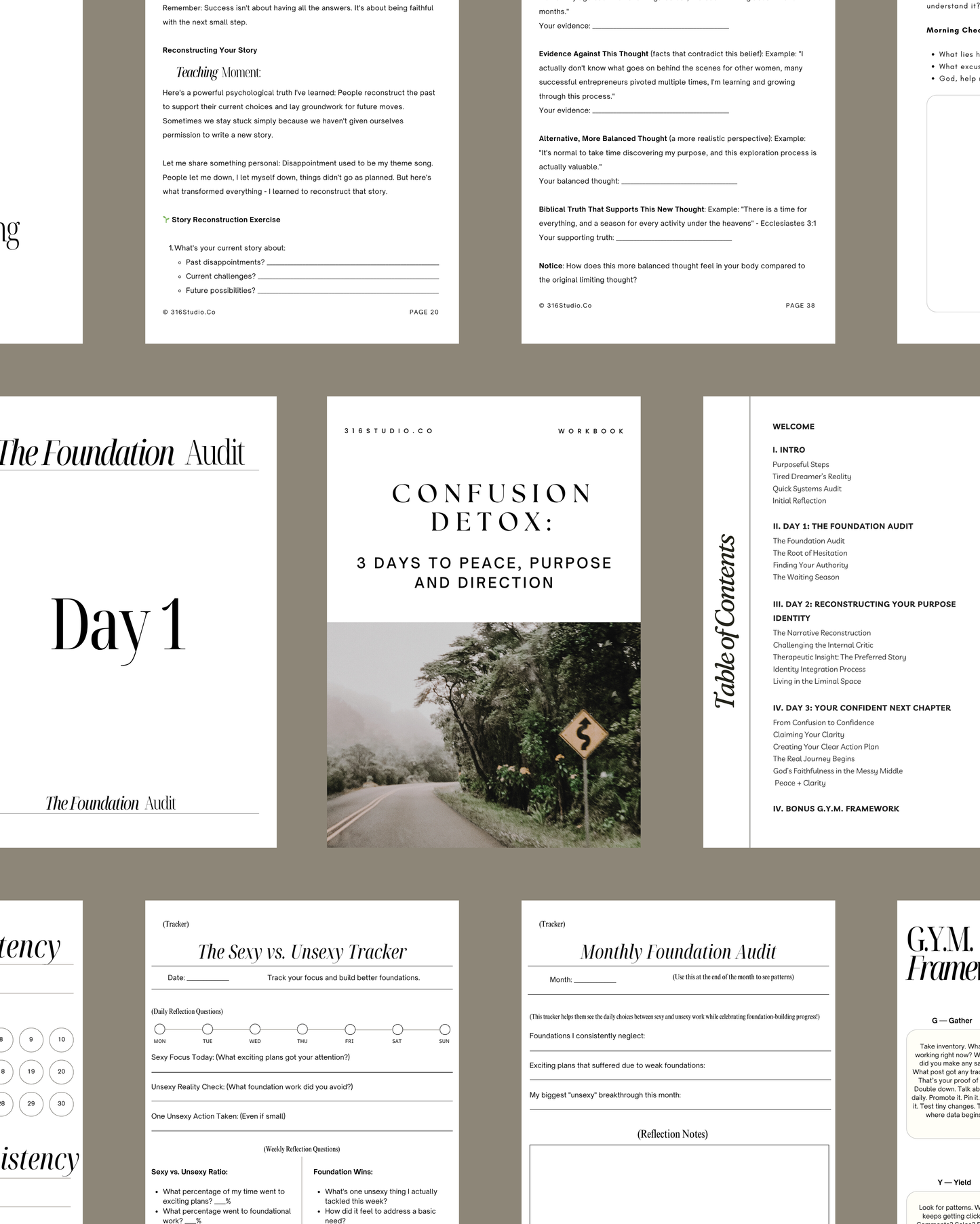 Confusion Detox: 3 Days to Peace, Purpose and Direction
