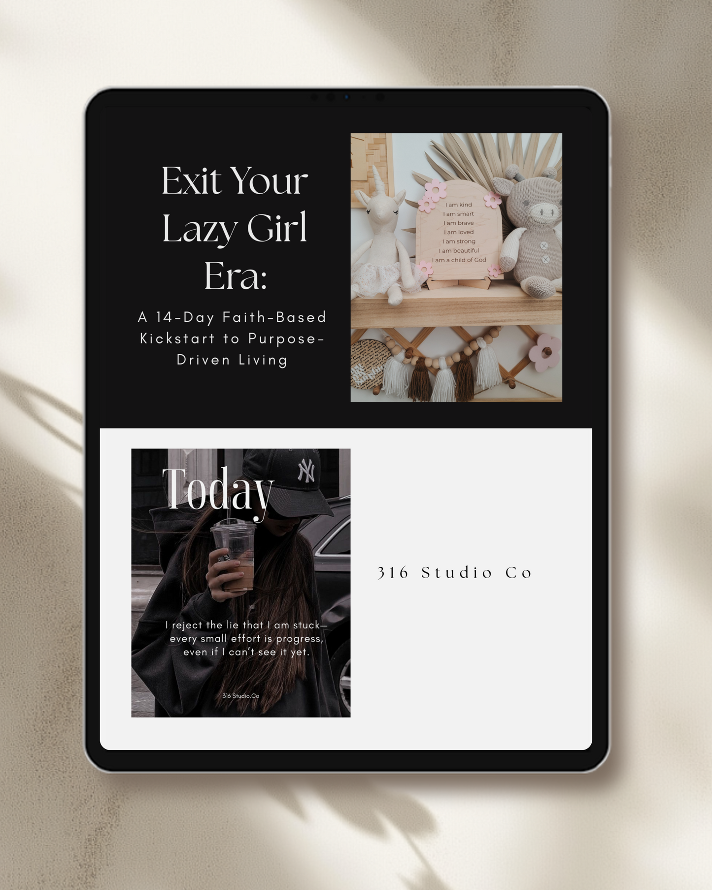 PLR Exit Your Lazy Girl Era Workbook